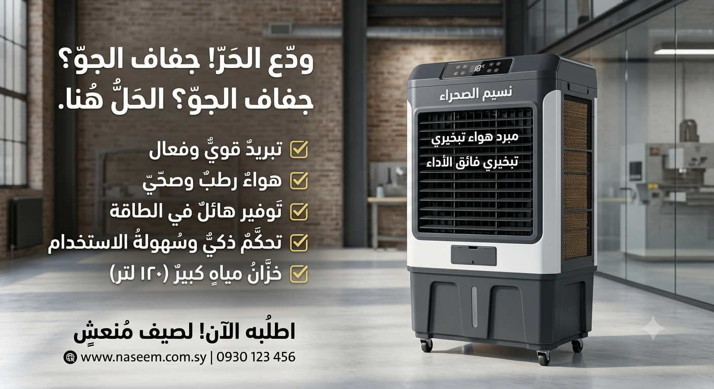 مبرد هواء تبخيري Water Chiller
