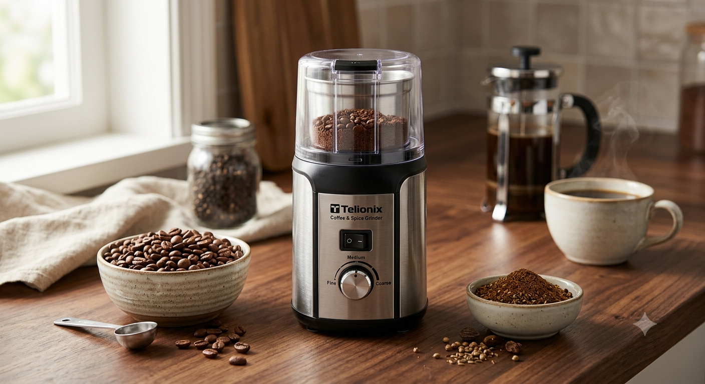 مطحنة القهوة والتوابل Telionix Coffee Grinder